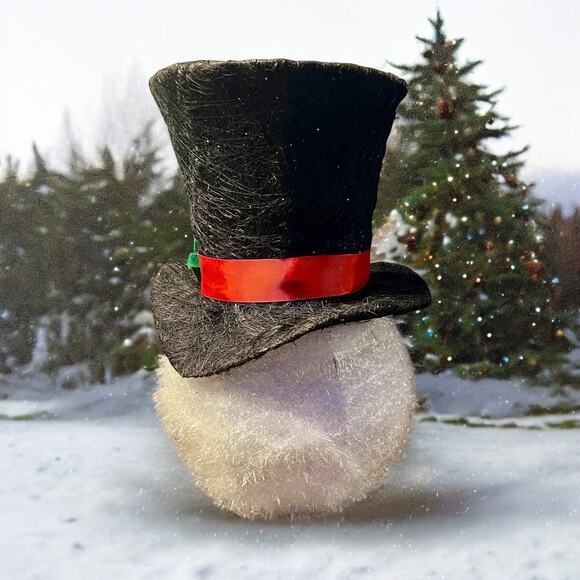 Snowman Tree Topper w Box-Vintage Cracker Barrel Exclusive-Christmas-Holiday - Picture 4 of 7